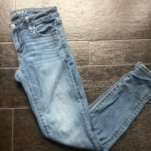 AE low rise jeggings
